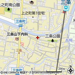 香川県高松市三条町457-5周辺の地図