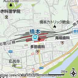 橋本駅周辺の地図
