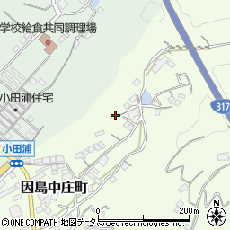 広島県尾道市因島中庄町2148周辺の地図