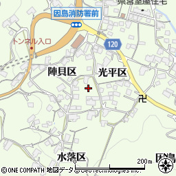 広島県尾道市因島中庄町1674周辺の地図