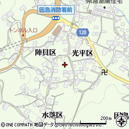 広島県尾道市因島中庄町1674周辺の地図