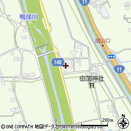 香川県さぬき市鴨部1295周辺の地図