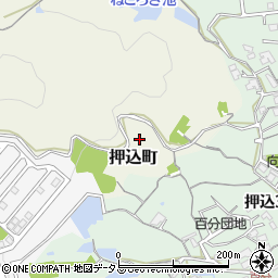 中倉英徳・霊苑周辺の地図
