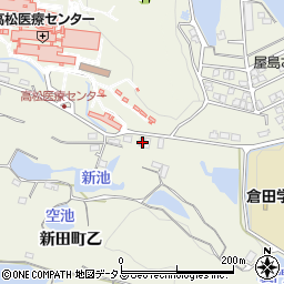 香川県高松市新田町甲1784-1周辺の地図