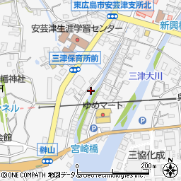 広島県東広島市安芸津町三津5561周辺の地図
