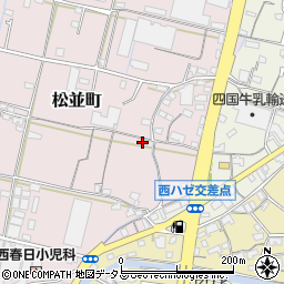 香川県高松市松並町893周辺の地図