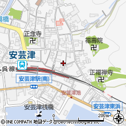 広島県東広島市安芸津町三津4184周辺の地図