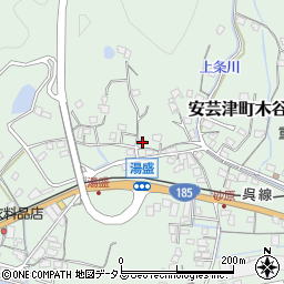 広島県東広島市安芸津町木谷274周辺の地図