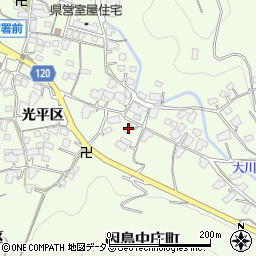 広島県尾道市因島中庄町山口区1223周辺の地図