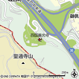 四国善光寺周辺の地図