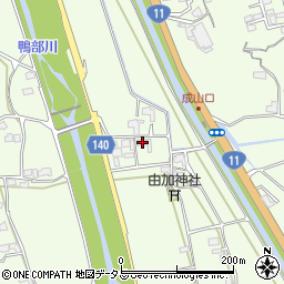 香川県さぬき市鴨部1300周辺の地図