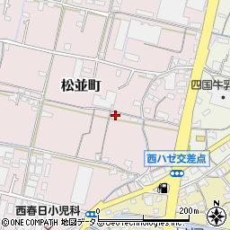 香川県高松市松並町895周辺の地図