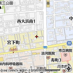 香川県坂出市宮下町2周辺の地図