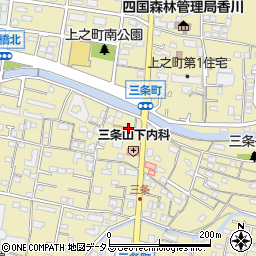 香川県高松市三条町497-3周辺の地図