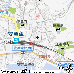 広島県東広島市安芸津町三津4185周辺の地図