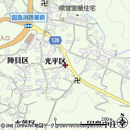 広島県尾道市因島中庄町1376周辺の地図