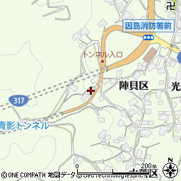 広島県尾道市因島中庄町1733周辺の地図