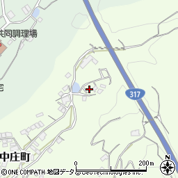 広島県尾道市因島中庄町2250-7周辺の地図