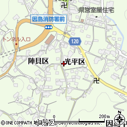 広島県尾道市因島中庄町1364-7周辺の地図