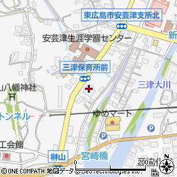 天理教三津町分教会周辺の地図