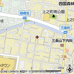 香川県高松市三条町554-23周辺の地図