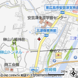 広島県東広島市安芸津町三津5541周辺の地図
