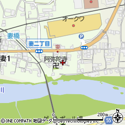 和歌山県橋本市妻2丁目周辺の地図