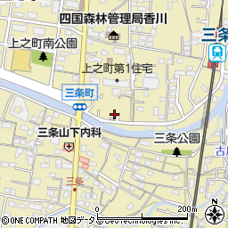 香川県高松市上之町2丁目16-24周辺の地図