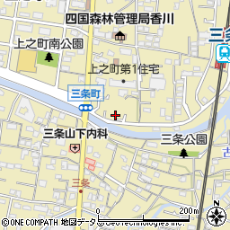 香川県高松市上之町2丁目16-25周辺の地図