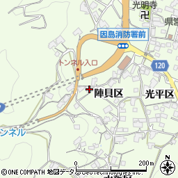 広島県尾道市因島中庄町1742周辺の地図