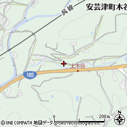 広島県東広島市安芸津町木谷3656周辺の地図