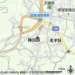 広島県尾道市因島中庄町1703周辺の地図