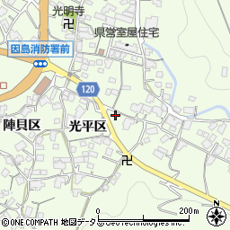 広島県尾道市因島中庄町1371周辺の地図