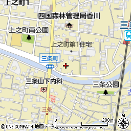 香川県高松市上之町2丁目16周辺の地図