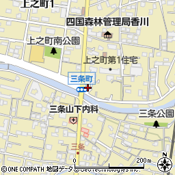 香川県高松市上之町2丁目16-34周辺の地図