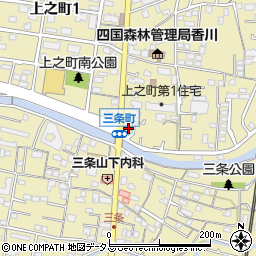 香川県高松市上之町2丁目16-1周辺の地図