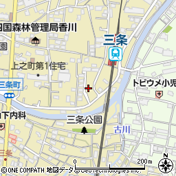 香川県高松市上之町2丁目11-25周辺の地図