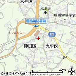 広島県尾道市因島中庄町1348周辺の地図