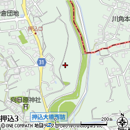 広島県呉市押込周辺の地図