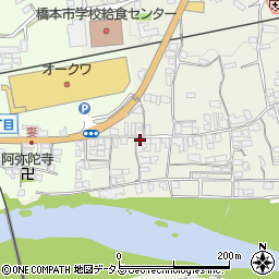 和歌山県橋本市隅田町河瀬158周辺の地図