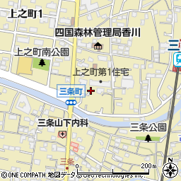 香川県高松市上之町2丁目16-7周辺の地図