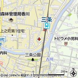 香川県高松市上之町2丁目11周辺の地図