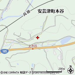 広島県東広島市安芸津町木谷3678周辺の地図