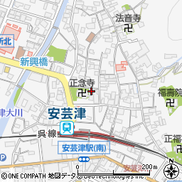 広島県東広島市安芸津町三津3684周辺の地図