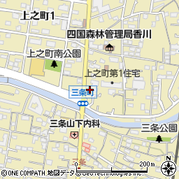 香川県高松市上之町2丁目15-24周辺の地図