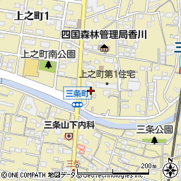香川県高松市上之町2丁目15-16周辺の地図
