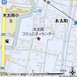 高松市木太南コミュニティセンター周辺の地図