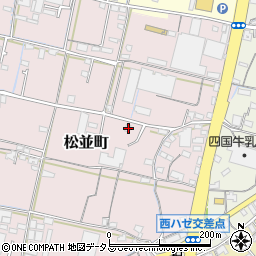 香川県高松市松並町888-4周辺の地図