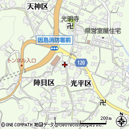広島県尾道市因島中庄町1352周辺の地図