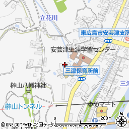 広島県東広島市安芸津町三津5552周辺の地図
